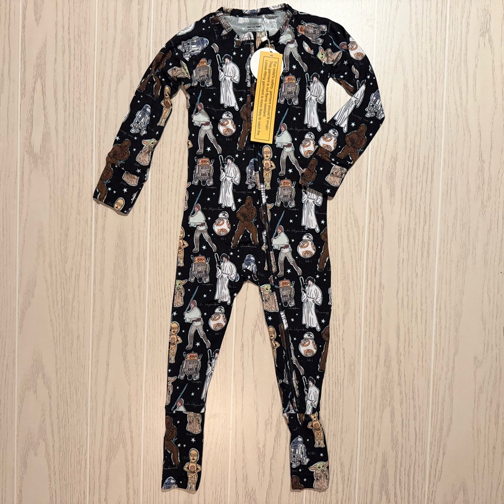 Little Britches Boutique Star Wars Bamboo Zippy‎ Toddler 3T Secret Stock NEW